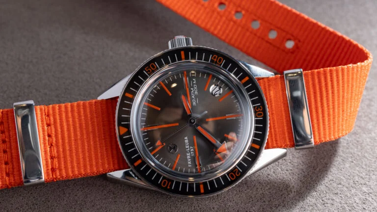 favre-leuba-deep-raider-revival-orange-watch-a-summer-dive-watch-revival-with-vintage-soul-and-modern-prowess