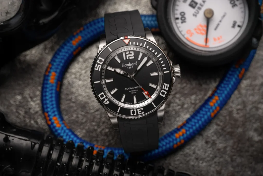 hanhart-unveils-aquasphere-matte-black-a-refined-evolution-of-its-modern-dive-watch-legacy