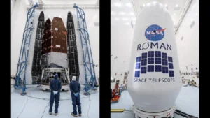 nancy-grace-roman-space-telescope-encased-in-spacex-falcon-heavy-fairing-inches-closer-to-launch
