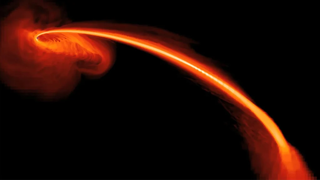 the-mystery-of-fading-galactic-flares-solved-by-a-spinning-stars-secret