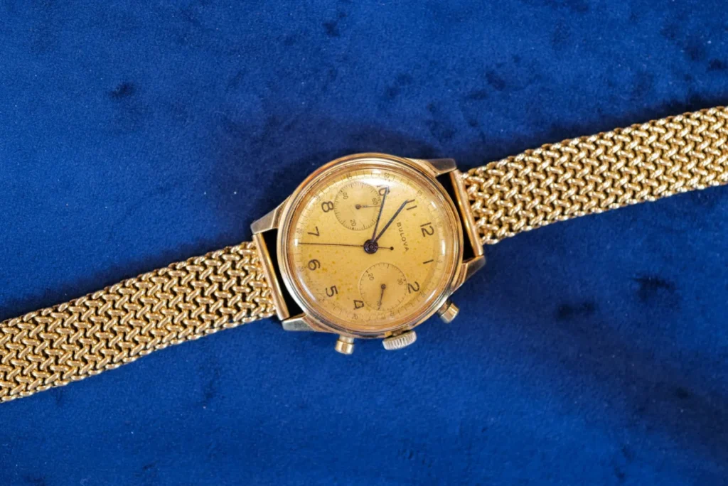 a-golden-link-to-broadcast-history-edward-r-murrows-bulova-chronograph-surfaces-for-auction