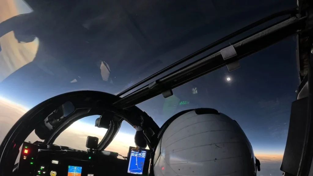 a-total-solar-eclipse-as-viewed-from-the-cockpit-of-a-nasa-wb-57f-aircraft-above-iceland-on-august-12-2026