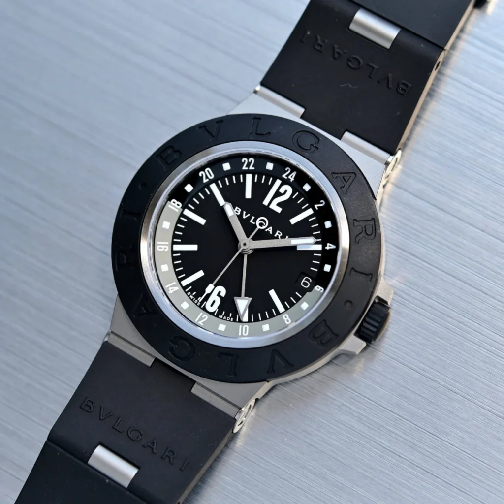 bulgari-titanio-gmt-and-chronograph-unveiled-at-geneva-watch-days-2026-elevating-the-iconic-aluminium-collection-with-grade-5-titanium