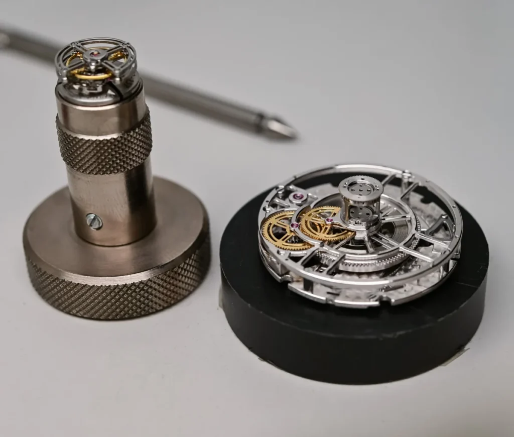 marco-tedeschi-unveils-central-floating-tourbillon-in-titanium-black-aventurine-a-testament-to-engineering-prowess