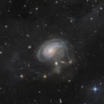 peculiar-spiral-galaxy-arp-78-showcases-galactic-interactions-in-stunning-new-image