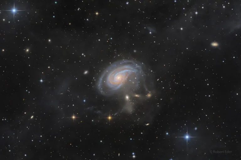 peculiar-spiral-galaxy-arp-78-showcases-galactic-interactions-in-stunning-new-image