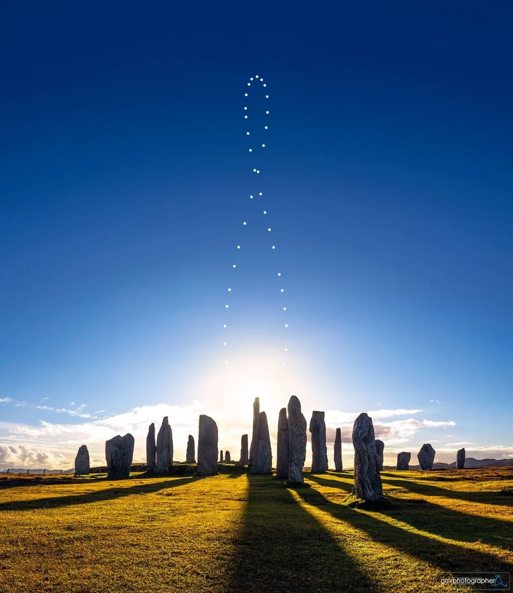 the-analemma-traced-over-ancient-scottish-stones-a-celestial-dance-of-earths-tilt-and-orbit