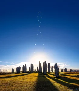 the-analemma-traced-over-ancient-scottish-stones-a-celestial-dance-of-earths-tilt-and-orbit