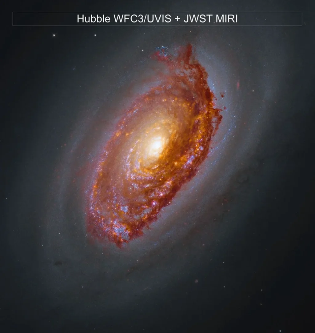 the-black-eye-galaxy-revealed-in-stunning-new-detail-by-webb-and-hubble-collaboration