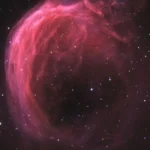 the-enigmatic-swirl-of-the-shrimp-nebula-a-cosmic-dance-of-stellar-death-and-celestial-shockwaves