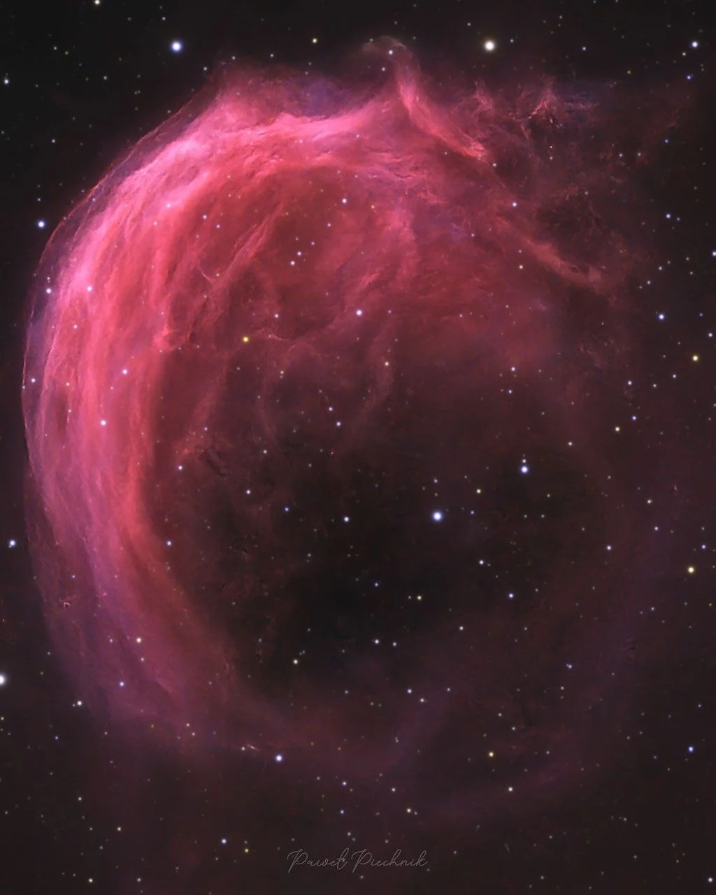 the-enigmatic-swirl-of-the-shrimp-nebula-a-cosmic-dance-of-stellar-death-and-celestial-shockwaves
