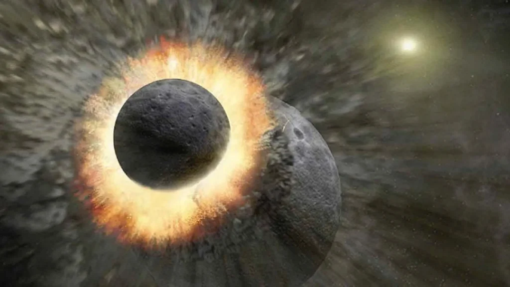 the-moons-formation-new-study-highlights-the-crucial-role-of-colliding-worlds-physical-strength
