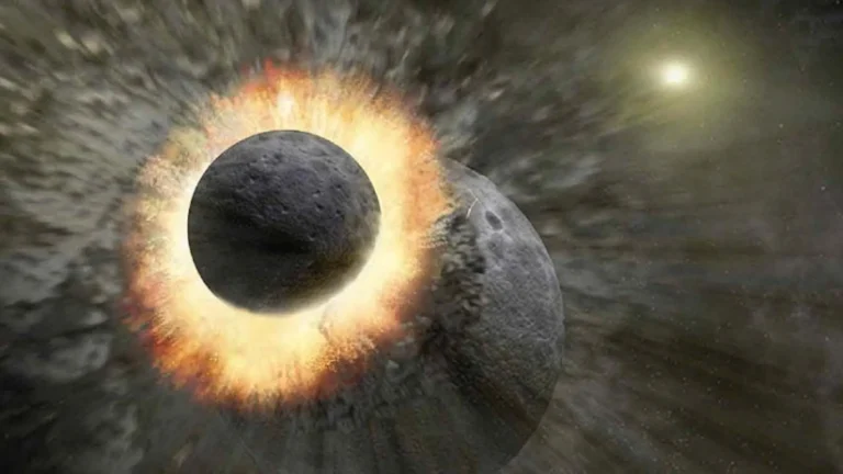 the-moons-formation-new-study-highlights-the-crucial-role-of-colliding-worlds-physical-strength