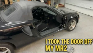 a-toyota-mr2-spyder-receives-a-cosmetic-overhaul-with-a-salvage-yard-door-replacement