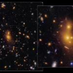 james-webb-space-telescope-unveils-ancient-galaxy-cluster-xlssc-122-and-challenges-modern-cosmological-models-through-gravitational-lensing