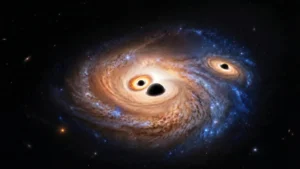 triple-threat-three-supermassive-black-holes-discovered-devouring-matter-in-ancient-galaxy